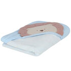 منشفة بطبعة باللون الأزرق والأبيض, 2, hi-res